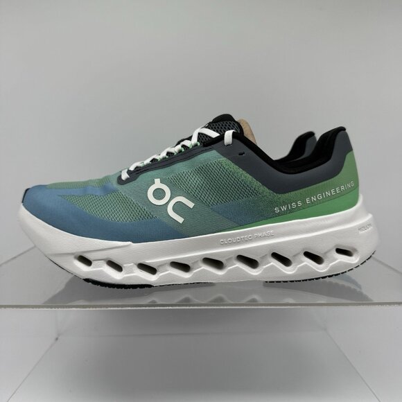 Brand New Men’s On Running Cloudsurfer Next Honeydew Ivory Green Blue Size 9 - Picture 2 of 9